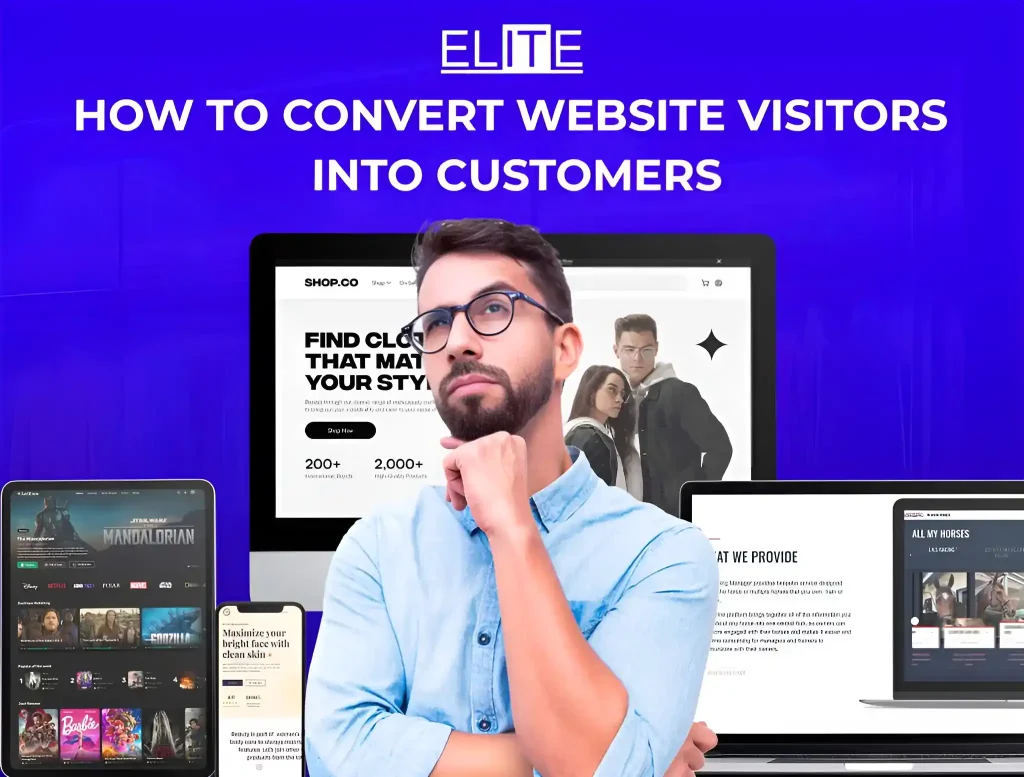 How to convert website visitors into customers